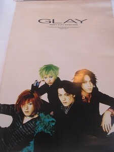 2002MK●壁掛けカレンダー「GLAY 1997 CALENDER」B2サイズ/7枚綴り/グレイ/TERU/JIRO/TAKURO/HISASHI