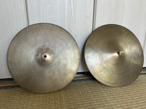 Zildjian ハイハットシンバル ヴィンテージ 14インチ newbeat top & bottom ペア hihat