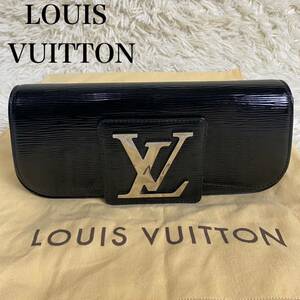 ルイヴィトン エピ　エレクトリック ポシェットソービー M4029N 保存袋　LOUIS VUITTON ブラック　黒　エナメル　セカンドバッグ