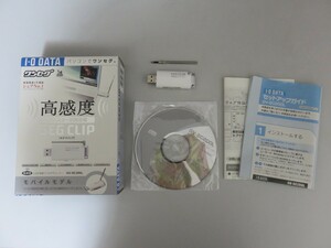 【中古】USBワンセグTVチューナー IO・DATA セグ クリップ GV-SC200L　動作未確認