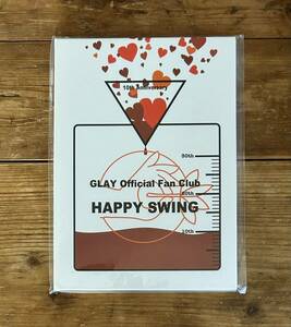 GLAY Official Fan Club .. HAPPY SWING 10th 記念 非売品　FC 会員証 未開封