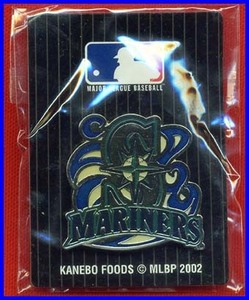 ◆シアトル・マリナーズ/ピンバッチ◆イチロー・佐々木主浩・城島健司◆KANEBO FOODS MLB 2002ベースボールガム◆④