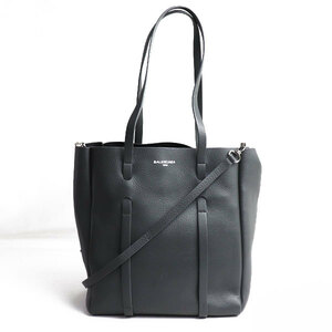 BALENCIAGA バレンシアガ エヴリデイ XS トート 2Wayショルダーバッグ グレー 489813 D6W1N 1161 レディース 中古