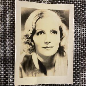 写真　グレタ・ガルボ　Greta Garbo 120×170 一枚！