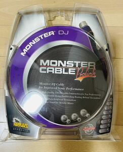 【未使用】MONSTER CABLE Prolink DJ Cable 607127 6ft / 2m TRSステレオ to XLRメスステレオ M DJ-CFX-2M モンスター　ケーブル