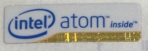 ■新品・未使用 ■10枚セット 【Atom】エンブレムシール【21*8㎜】送料無料・追跡サービス付き☆P312