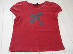 ★Agnes b.アニエスベー　b文字入パフ袖Tシャツ10ans130140