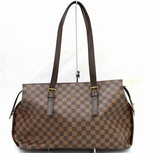 ルイヴィトン(Louis Vuitton) ダミエ・エベヌ チェルシー N51119 トートバッグ 【中古】 JA-18583