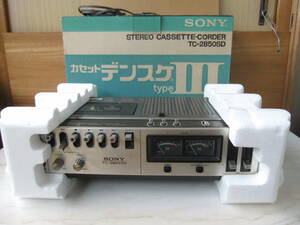♪SONY カセットデンスケ テープレコーダー TC－2850SD♪