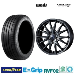 取寄せ品 WEDS スポルト2 7.5J+48 5H-114.3 グッドイヤー RVF02 22年 225/45R19インチ GJ MAZDA6 アテンザ BN系 レガシィB4 CX30 RVR