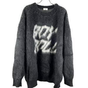 Celine(セリーヌ) BOY DOLL SWEATER IN BRUSHED SILK MOHAIR KNIT (black)