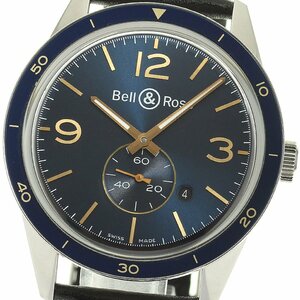 ベル＆ロス Bell＆Ross BR123-95-SP オフィサー スモールセコンド 自動巻き メンズ 良品 保証書付き_806561