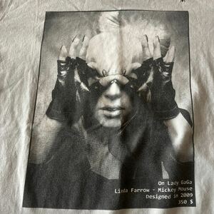 HYPE MEANS NOTHING Lady GaGa レディガガ プリント半袖Tシャツ サイズL