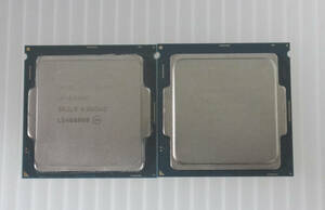 【中古】Intel CPU i7-6700k/4.00GHZ×2個