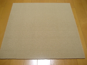 日本製タイルカーペット（２０枚）厚み約6.5mm（１２６８）在庫４２０枚・１枚２００円～