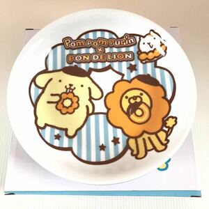 【未使用】 希少 可愛い mister donut ポムポムプリン コラボ カレー皿 ミスタードーナツ ミスド プレート ポンデライオン 初期傷有 箱梱包