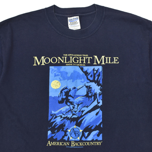 レア 90s usa vintage AMERICAN BACKCOUNTRY アメリカンバックカントリー MOONLIGHT MILE Tシャツ size.L ヴィンテージ アウトドア