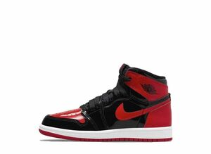 Nike PS Air Jordan 1 High OG "Patent Bred" 17.5cm AQ2664-063