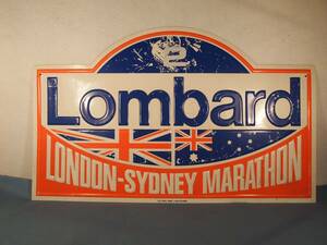 1993年 ロンドンーシドニー マラソン ロジャー クラーク ラリープレート