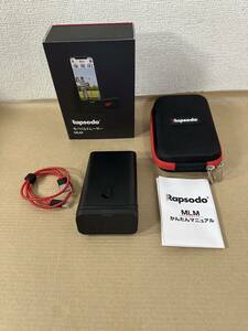 I【中古現状品】RAPSODO ラプソード モバイルトレーサー MLM1.0 ゴルフ 弾道測定器 通電のみ確認済