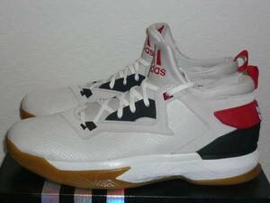 7★★★★即決！新品 adidas/アディダス D Lillard2/Dリラード2 白 US15.5/33.5cm バスケットボールシューズ 