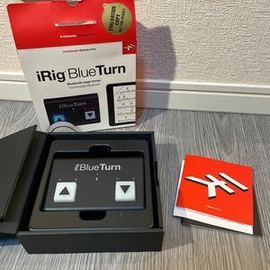 IK Multimedia iRig Blue Turn 音響機器　Bluetooth page チューナー　海外メーカー