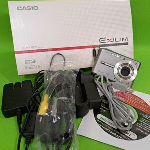 ☆ カシオ Casio Exilim EX-S500 バッテリー付き コンパクトデジタルカメラ☆【充電 動作確認OK】