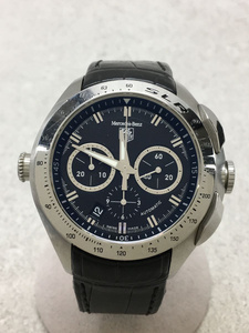 TAGHeuer◆SLR/自動巻腕時計/アナログ/ステンレス/BLK/BLK/12/25日差－30