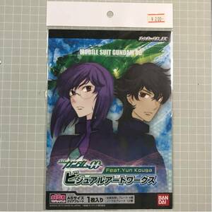 即決 送料込 ジャンボカードダス EX 未開封新品 機動戦士ガンダムOO ビジュアルアートワークス Feat.Yun Kouga クリアプレート その1 在庫9