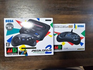 メガドライブミニ2＋ファイティングパッド6Bセット　中古