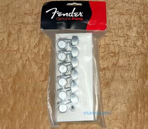 新品 Fender 純正 Locking Tuners Peg Set Brushed Chrome Strat Tele フェンダー ロッキング ロック ペグ ストラト テレキャス 0990818000