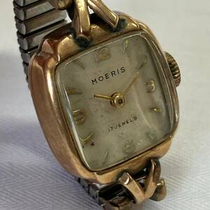 5201-2A　MOERIS　モーリス　18K　750　手巻き式　17石　レディース腕時計