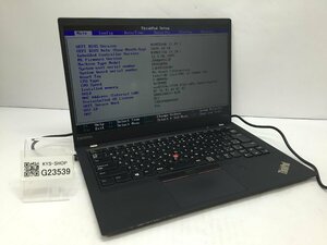 ジャンク/ LENOVO 20HQA031JP ThinkPad X1 Carbon 5th Intel Core i7-7600U メモリ16.38GB NVME256.06GB 【G23539】