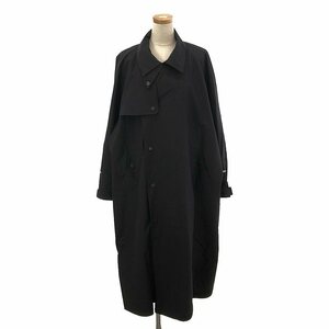 【美品】 HYKE / ハイク | 2022SS | PERTEX TRENCH COAT / パーテックス トレンチコート | 2 | ブラック | レディース