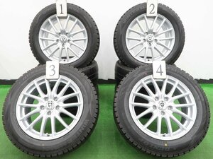 4本 社外 17インチ 7J +38 5H スタッドレス 未使用 ダンロップ ウインターマックス WM02 2023年 215/60R17 アルファード カローラクロス UX