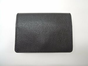 ルイヴィトン LOUIS VUITTON カードケース タイガ アンヴェロップ カルト ドゥ ヴィジットNM M64595 Aランク BRB・バッグ・財布