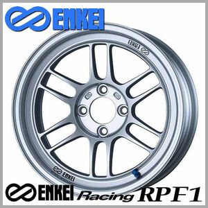 送料無料 アクア ヤリス ヴィッツ キューブ 等 ENKEI エンケイレーシング RPF1 シルバー 195/55R16 ブリヂストン ポテンザ RE-71RS