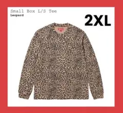 希少サイズ　シュプリーム　Small Box L/S Tee　レオパード2XL