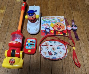 アンパンマン 玩具　(掃除機、指人形、楽器等)