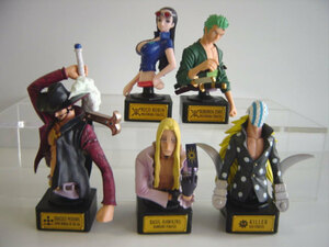 ★Hkx29MZワンピースONEPIECE STATUE2全5種ゾロ胸像ニコロビンHG♂BANDAIバンダイ♀400円〓010977_c