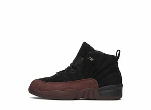 A Ma Manire Nike PS Air Jordan 12 "Black and Burgundy Crush" 16.5cm FB2686-001
