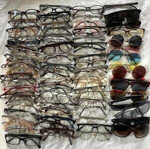 眼鏡 メガネまとめ売り　90本セット　サングラス、老眼鏡など　ジャンク