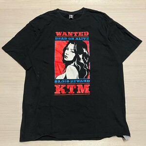 KTM ケツメイシ 両面プリントTシャツ 2019年ツアー ライブTシャツ ツアーTシャツ 音楽　ブラック　サイズＸＬ