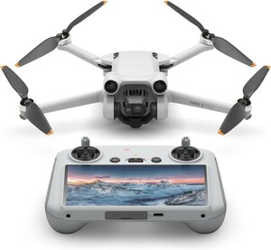 DJI カメラドローン Mini 3 Pro DJI RC (リモコン) 付属 初心者向け リモートID対応 折りたたみ可能 4K/60fps動画 48MP写真 飛行時間34分 