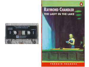 ★カセット & ペーパーバック★チャンドラー『湖中の女 The Lady in The Lake』Raymond Chandler★ペンギン・リーダーズ Penguin Readers