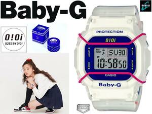 新品 未使用 国内正規 カシオ CASIO Baby-G ベビージー 5252 by O!Oi コラボレーションモデル BGD-560SC-7JR スケルトンバンド 特別 限定