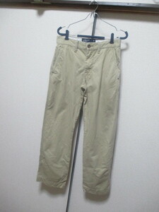 W28/30■AMERICAN EAGLE OUTFITTERS◆チノ パンツ◆ベージュ系◆USA古着 