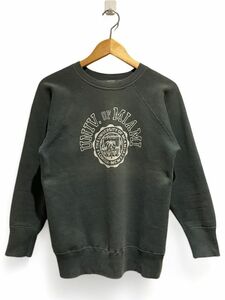 60s HANESPORT ヘインズ MIAMI UNIVERSITY vintage sweat shirt ラグランスウェット M グリーン