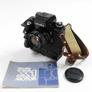 MINOLTA ミノルタ X-1 MOTOR MC ROKKOR-PG 50mm F1.4 #18931 趣味 コレクション 一眼レフ カメラ ボディ 本体 レンズ セット