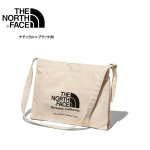 【NM82041 K-1】 THE NORTH FACE　ノースフェイス　ミュゼットバッグ Musette Bag　オーガニックコットン バッグ ブラック